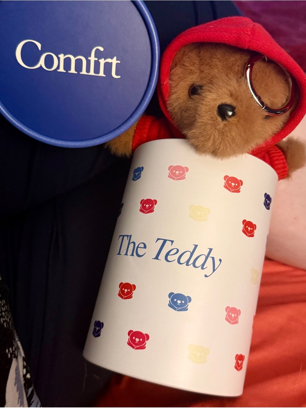 The Teddy Comfrt Red Hoodie